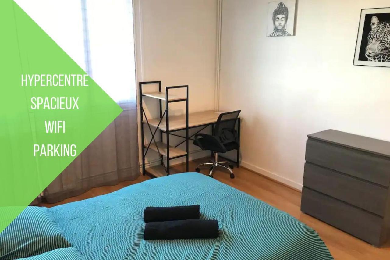 Le Voltaire -2 Chambres- 70M2- Hypercentre-Parking-Wifi Fibre- Nouvelle Literie Tarbes Dış mekan fotoğraf