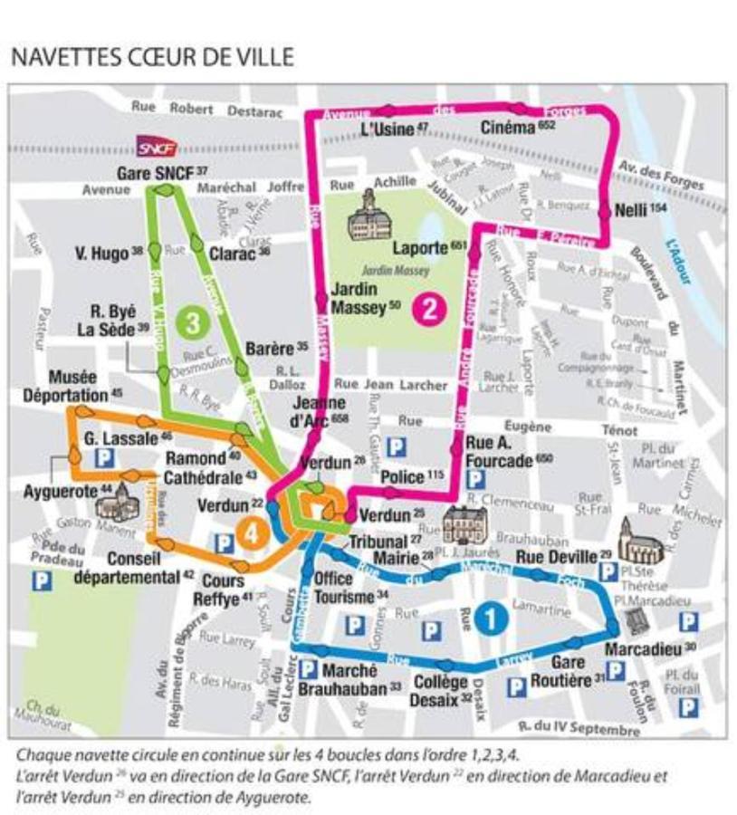 Le Voltaire -2 Chambres- 70M2- Hypercentre-Parking-Wifi Fibre- Nouvelle Literie Tarbes Dış mekan fotoğraf
