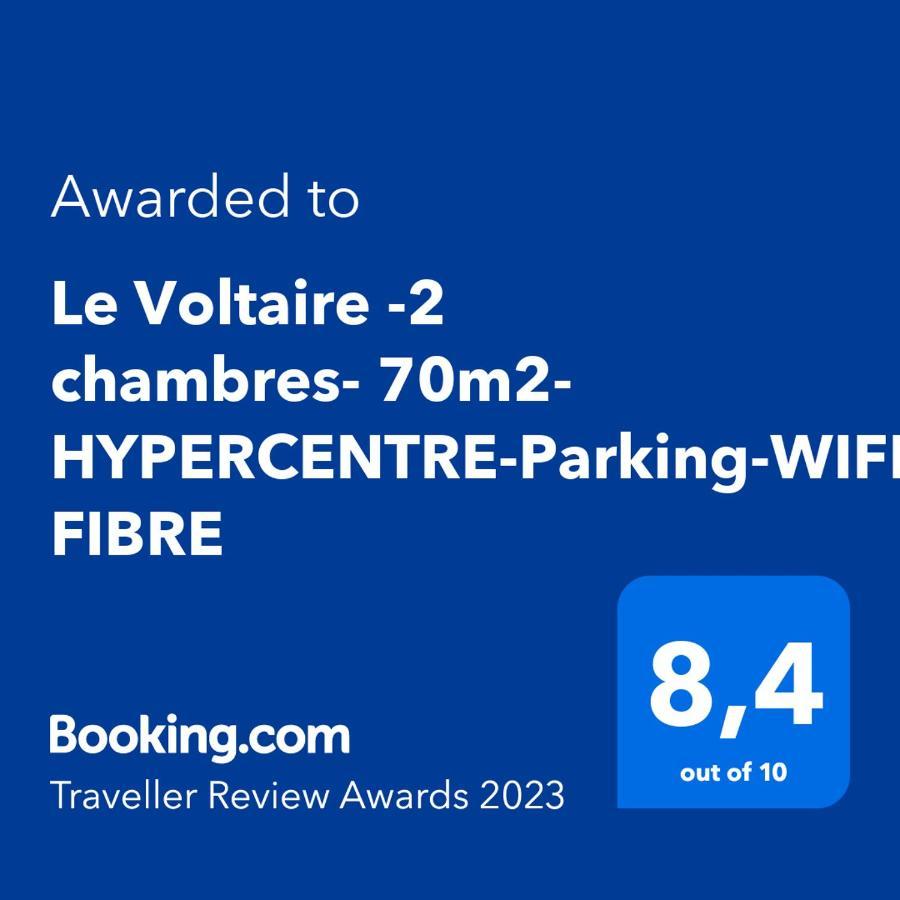 Le Voltaire -2 Chambres- 70M2- Hypercentre-Parking-Wifi Fibre- Nouvelle Literie Tarbes Dış mekan fotoğraf